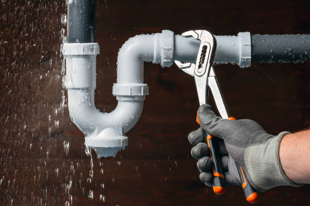 Professional Water Line Repair technician working in Rome, NY